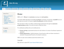 Tablet Screenshot of ibex-lib.org